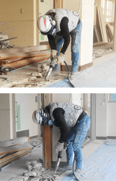 斫り工事の仕事について